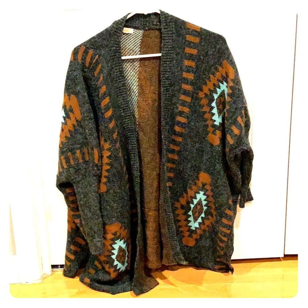 woven cardigan